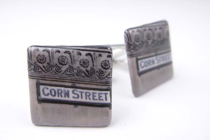 Corn Street Bristol cufflinks